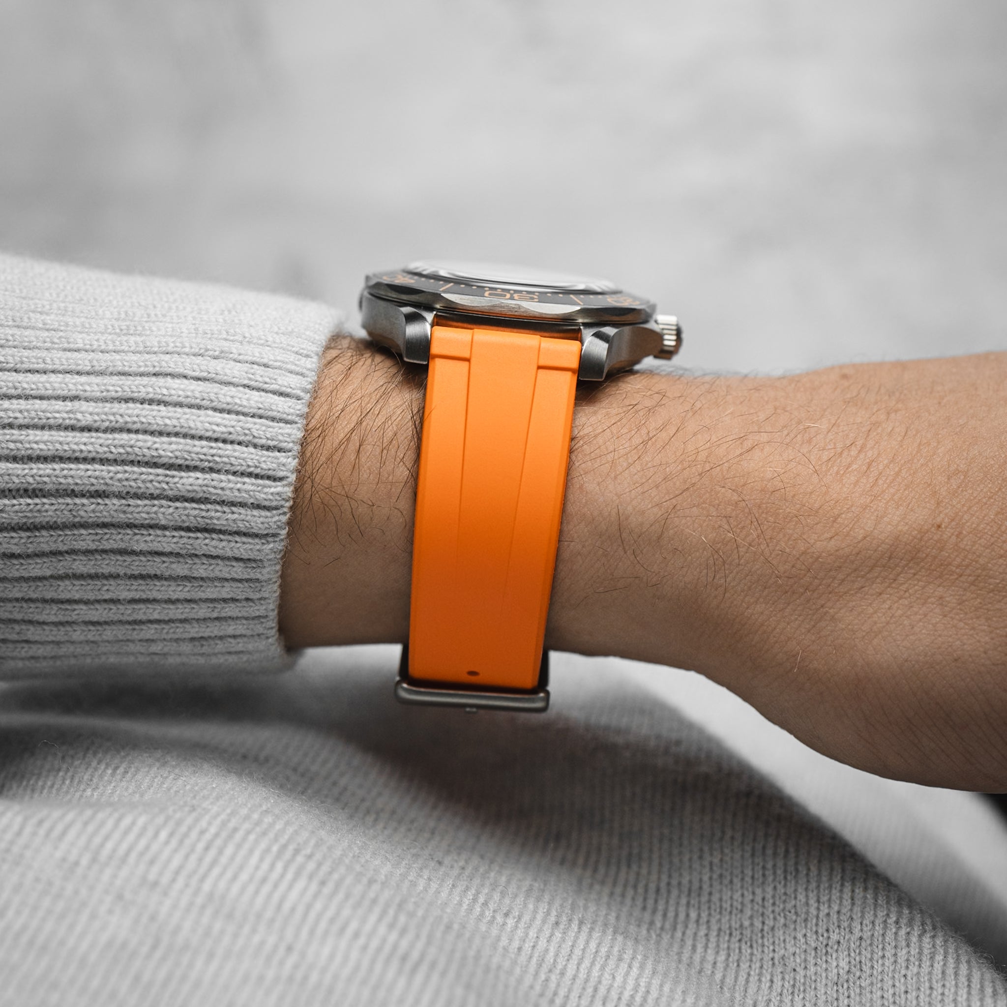 Zac FKM Rubber Strap - Quick-Release – Orange (2409)