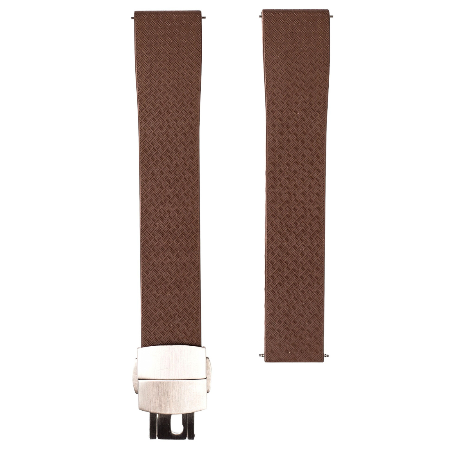 Tropical CTS Cut-to-Size FKM Rubber Strap - Quick Release - Brown (2435)