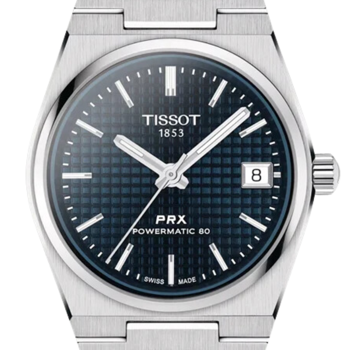Tissot PRX Automatic Mens T137.207.11.041.00 T1372071104100 Blue Dial Watch - Skywatches