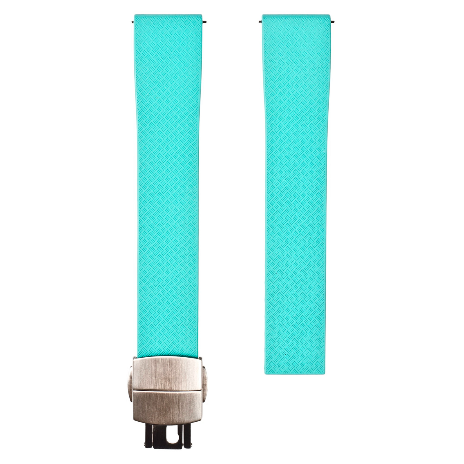 Tropical CTS Cut-to-Size FKM Rubber Strap - Quick Release - Turquoise (2435)