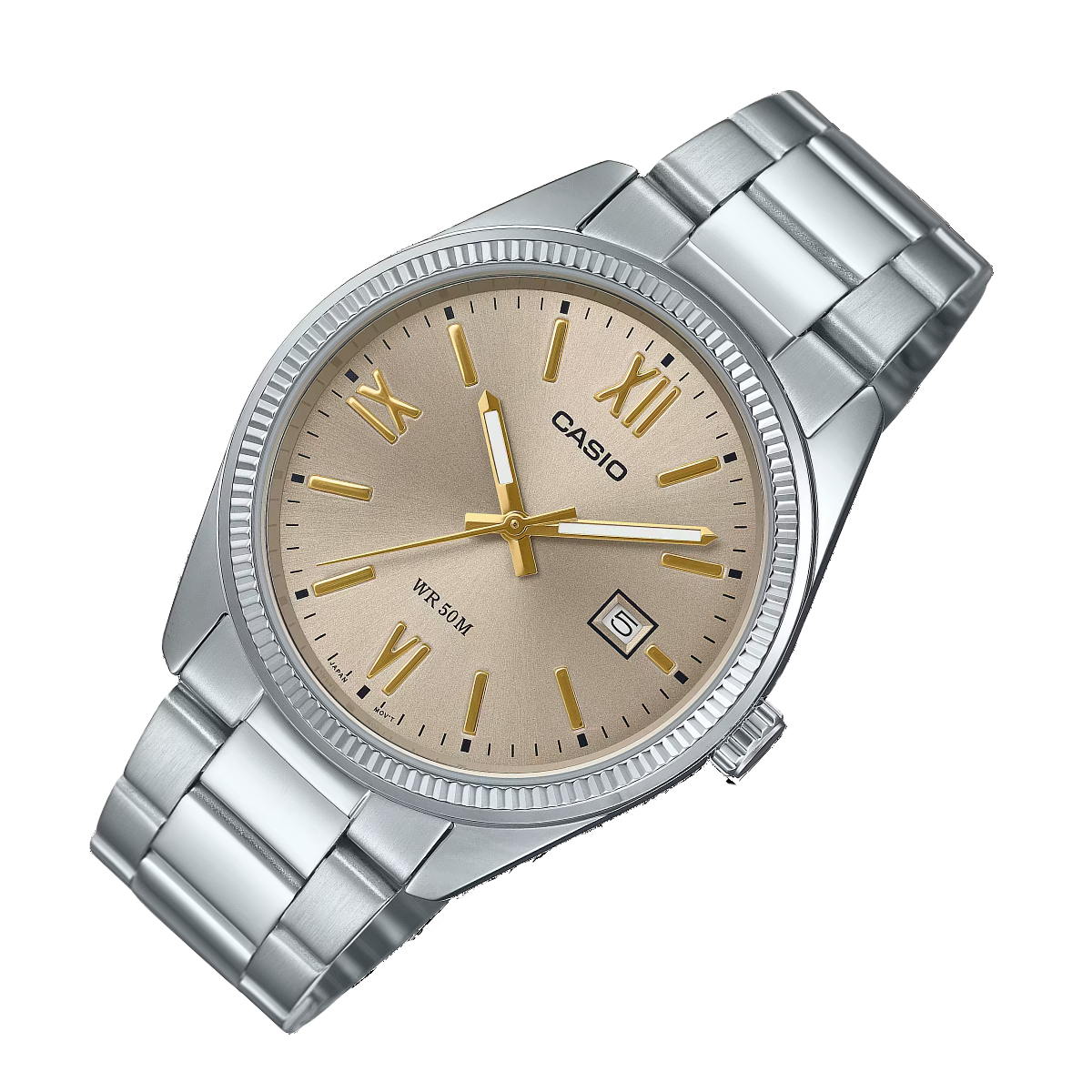 Casio Quartz MTP-1302DD-9AV MTP-1302DD-9 MTP-1302DD-9A Champagne Dial Casual Watch