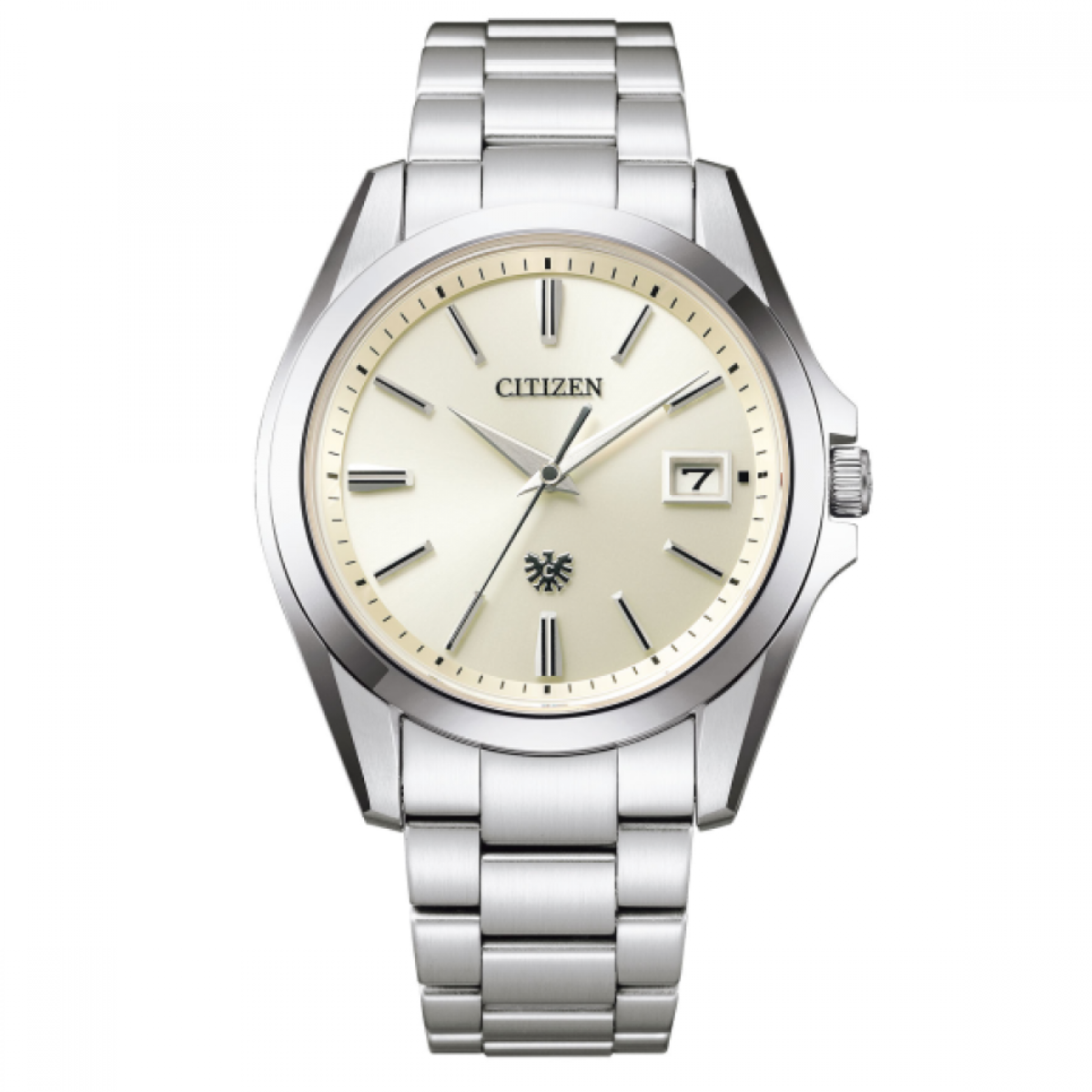 Citizen “The Citizen” AQ4060-50A AQ4060”Silver Dial Eco-Drive Casual Mens Watch