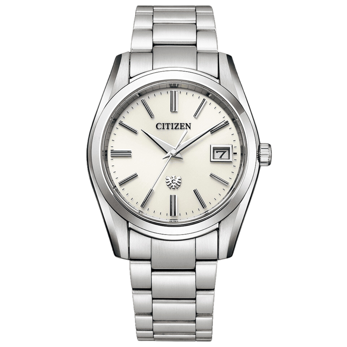 Citizen “The Citizen” AQ4080-52A AQ4080 AQ4080-52 Sunray Silver Dial Dress Watch