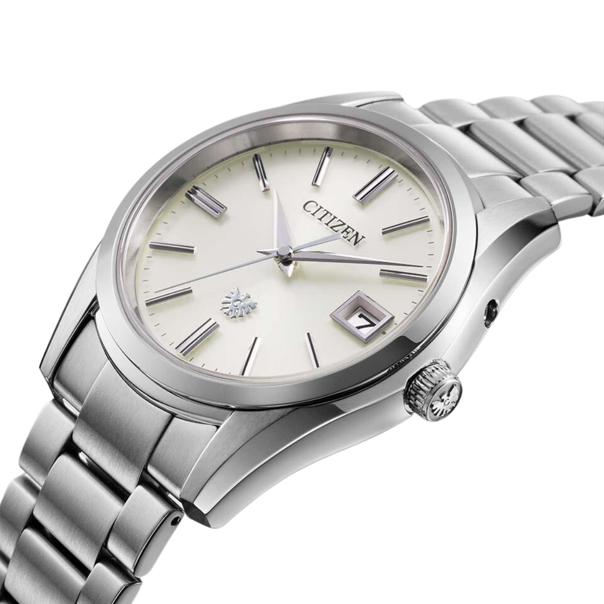 Citizen “The Citizen” AQ4080-52A AQ4080 AQ4080-52 Sunray Silver Dial Dress Watch