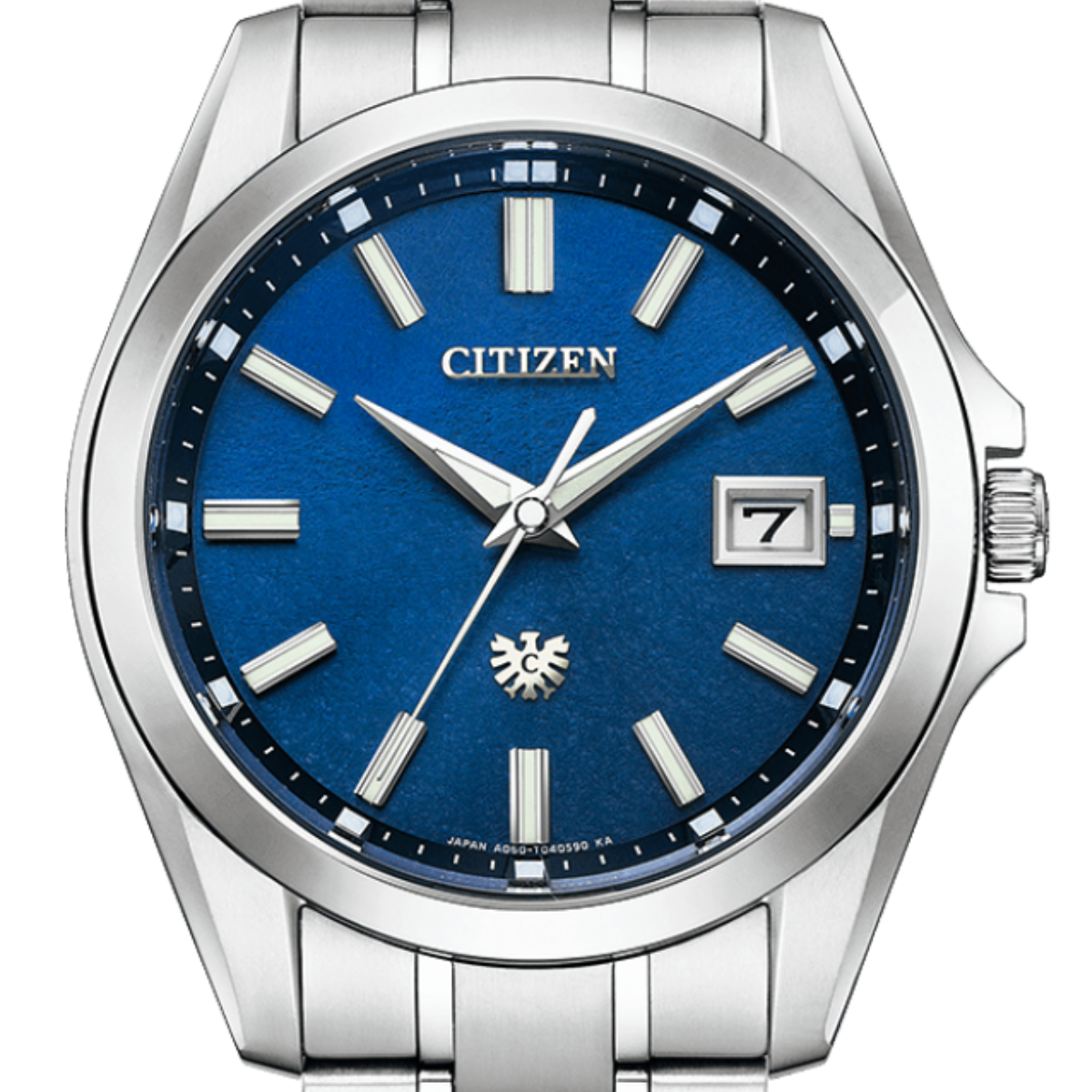 Citizen  “The Citizen”  Tosa Washi AQ4091-56L AQ4091 Super Titanium Navy Blue Dial  Watch