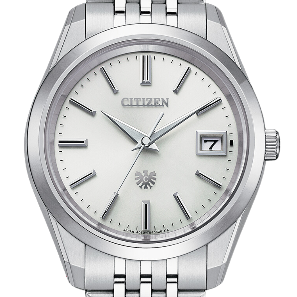 Citizen “The Citizen” White Dial AQ4100-57A AQ4100 AQ4100-57 Super Titanium Watch