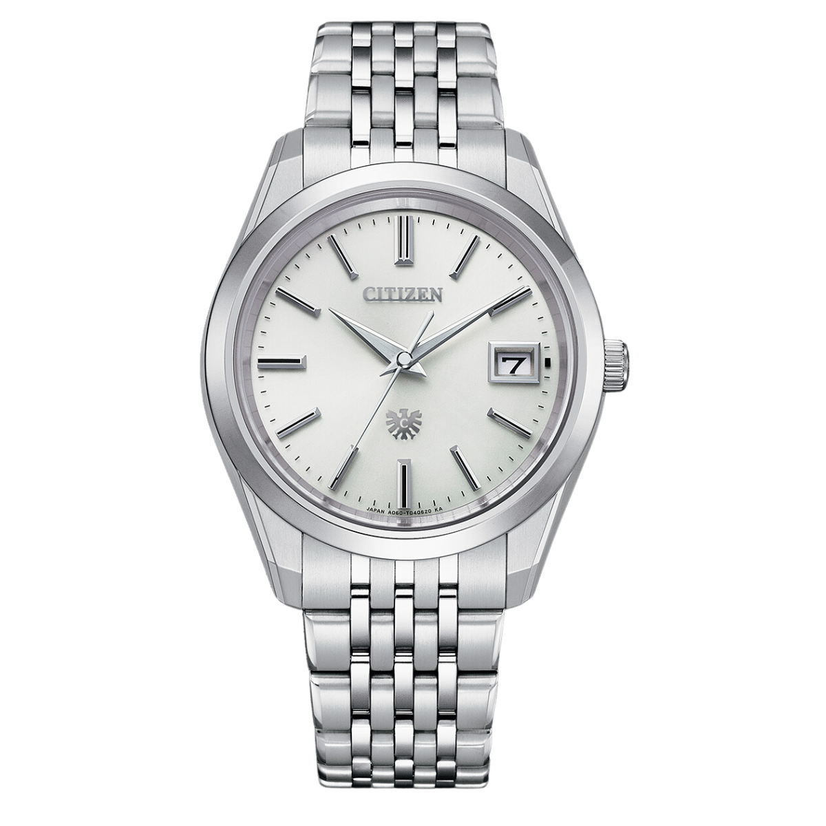 Citizen “The Citizen” White Dial AQ4100-57A AQ4100 AQ4100-57 Super Titanium Watch