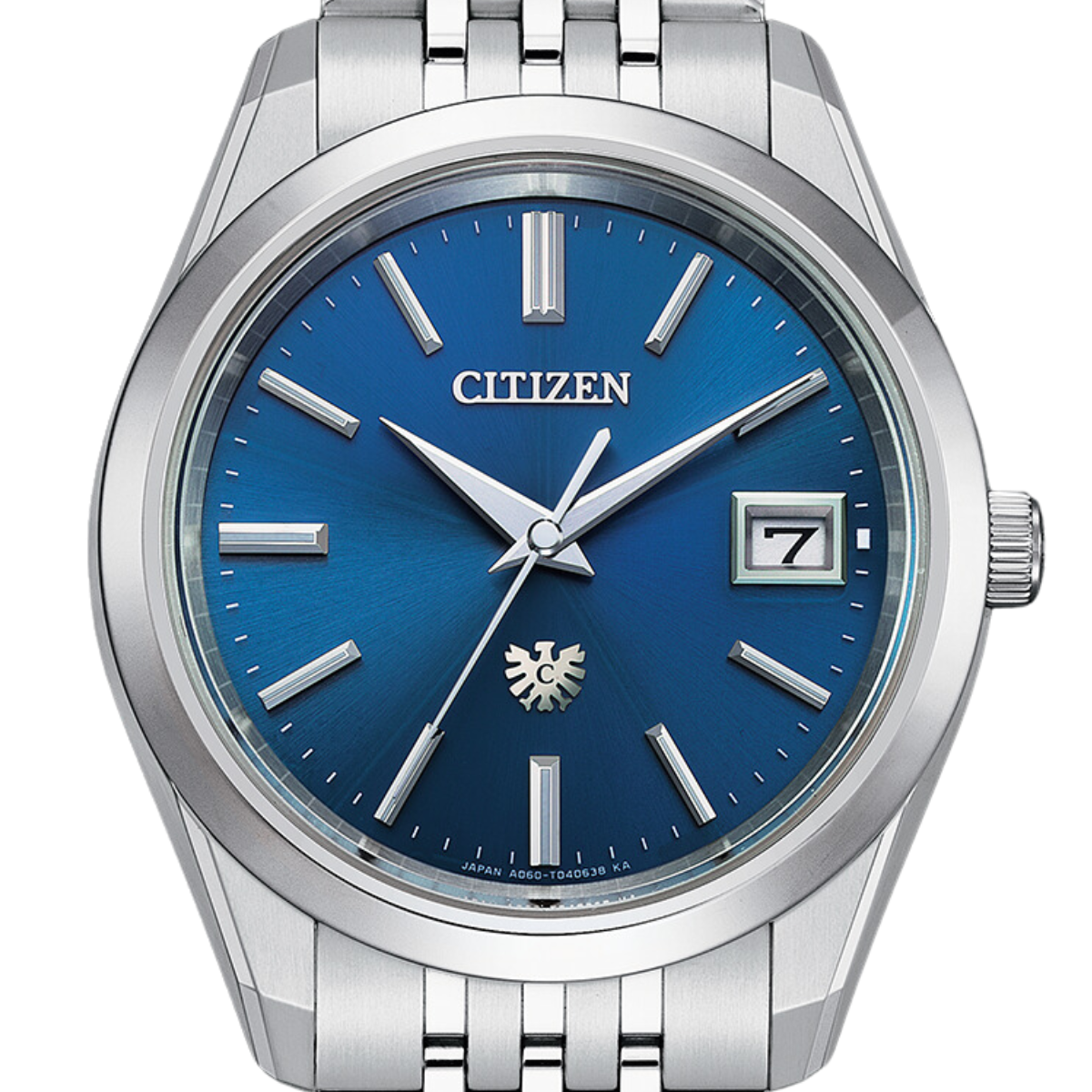 Citizen “The Citizen” Blue Dial AQ4100-57L AQ4100 AQ4100-57 Super Titanium Watch