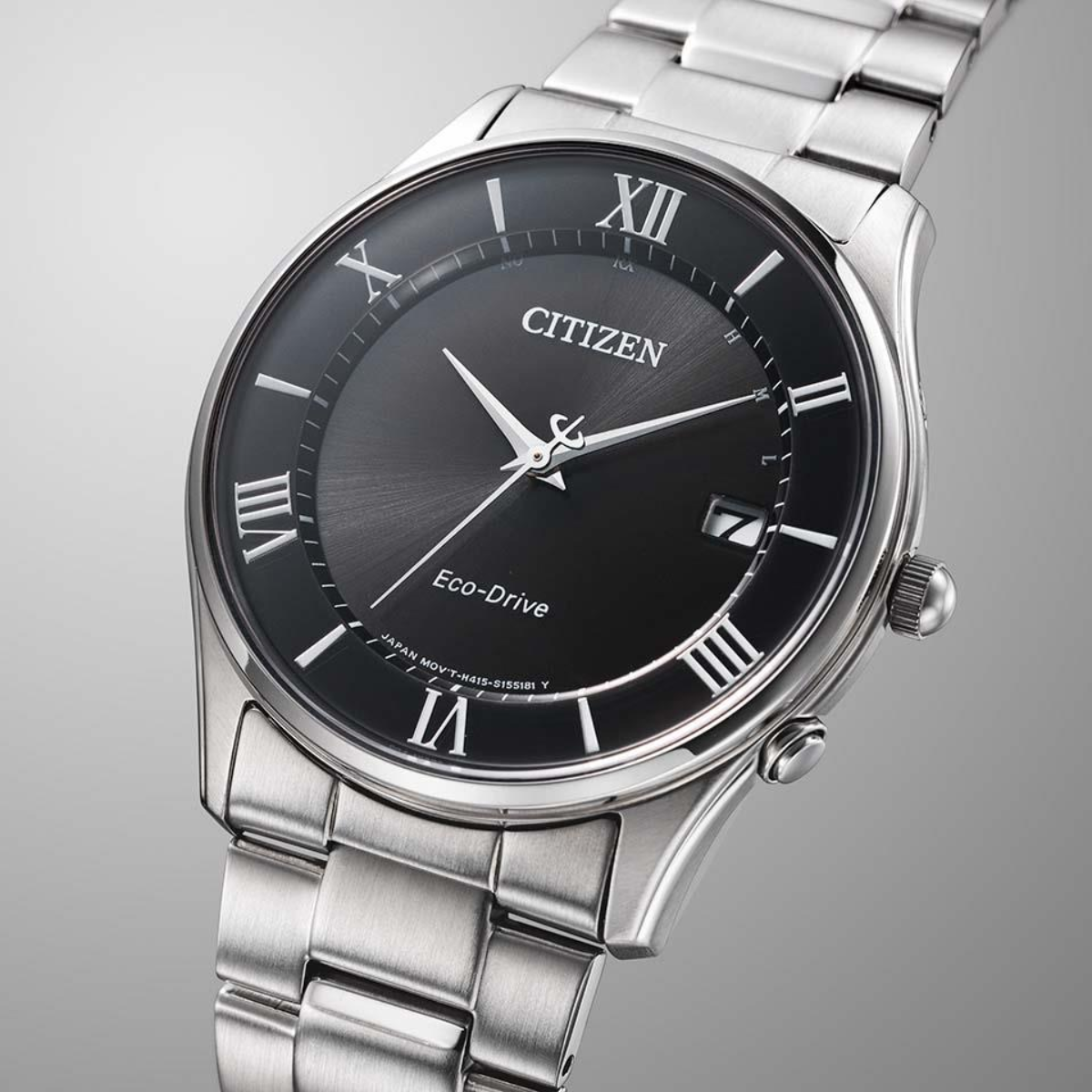 Citizen Collection Eco-Drive AS1060-54E AS1060 AS1060-54 Black Dial Casual Watch