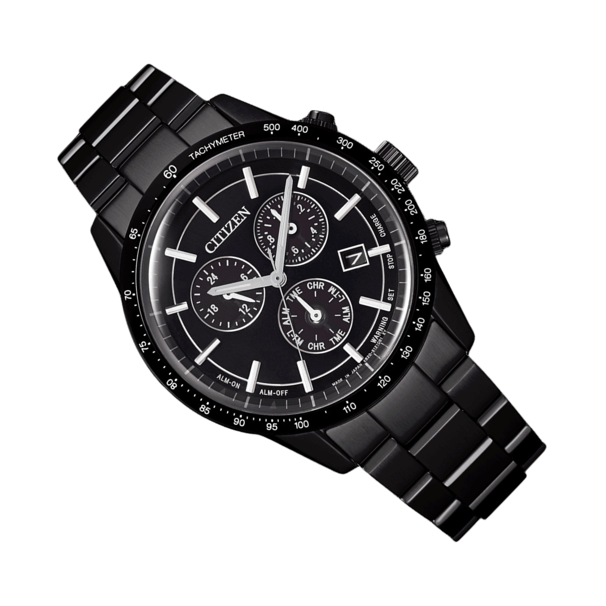 Citizen Collection Eco-Drive BL5495-56E BL5495 BL5495-56 Chronograph Black Dial Male Watch