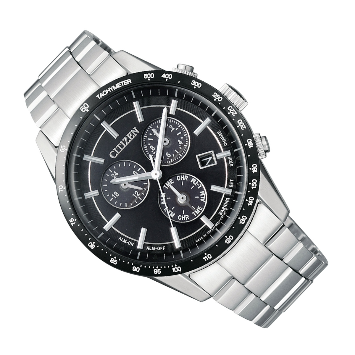 Citizen Collection BL5594-59E BL5594 BL5594-59 Men's Watch - Eco-Drive - Chronograph - Black Dial