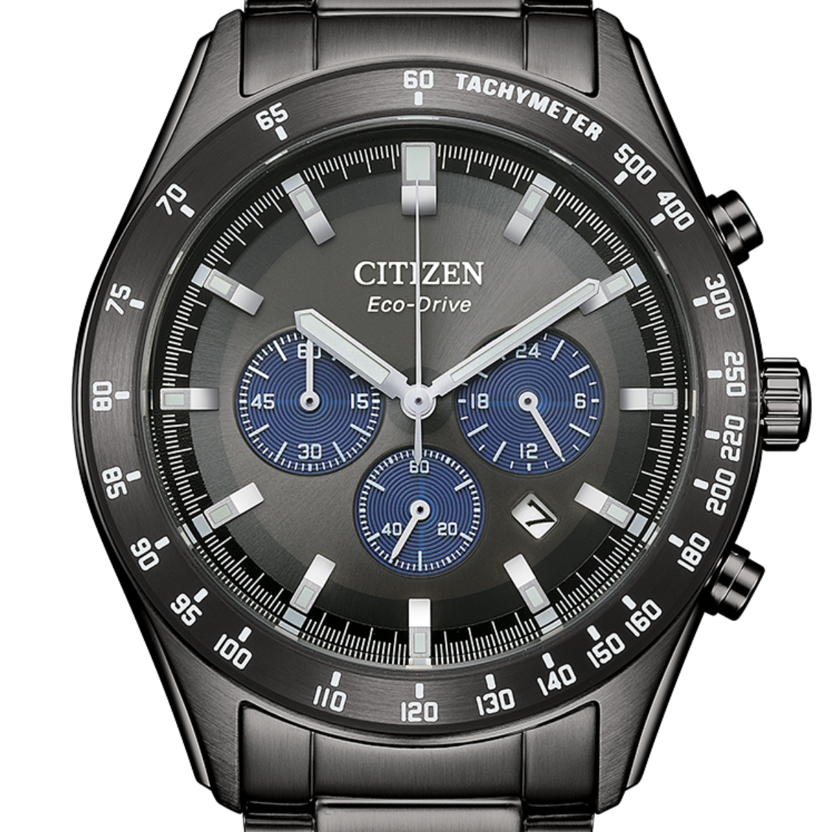 Citizen Chronograph CA4677-50H CA4677 CA4677-50 Black Eco-Drive Classic Watch