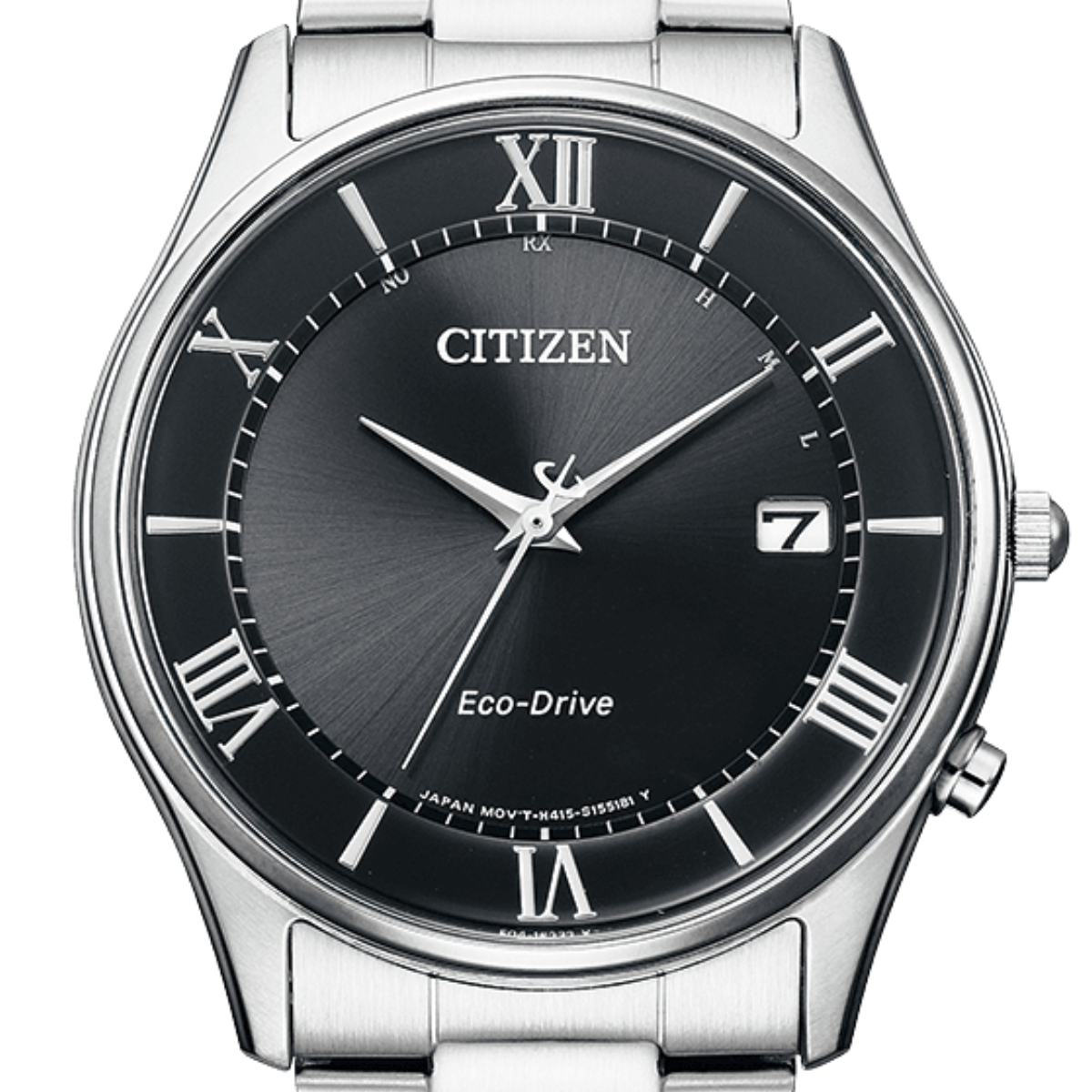 Citizen Collection Eco-Drive AS1060-54E AS1060 AS1060-54 Black Dial Casual Watch