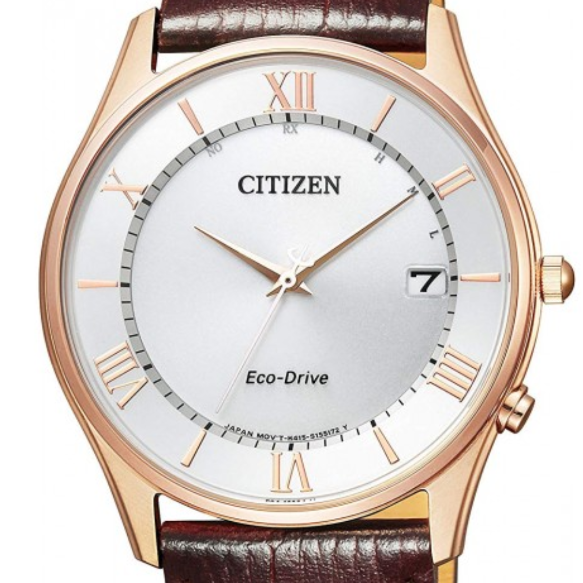 Citizen Collection Eco-Drive AS1062-08A AS1062 AS1062-08 Leather Dress Watch