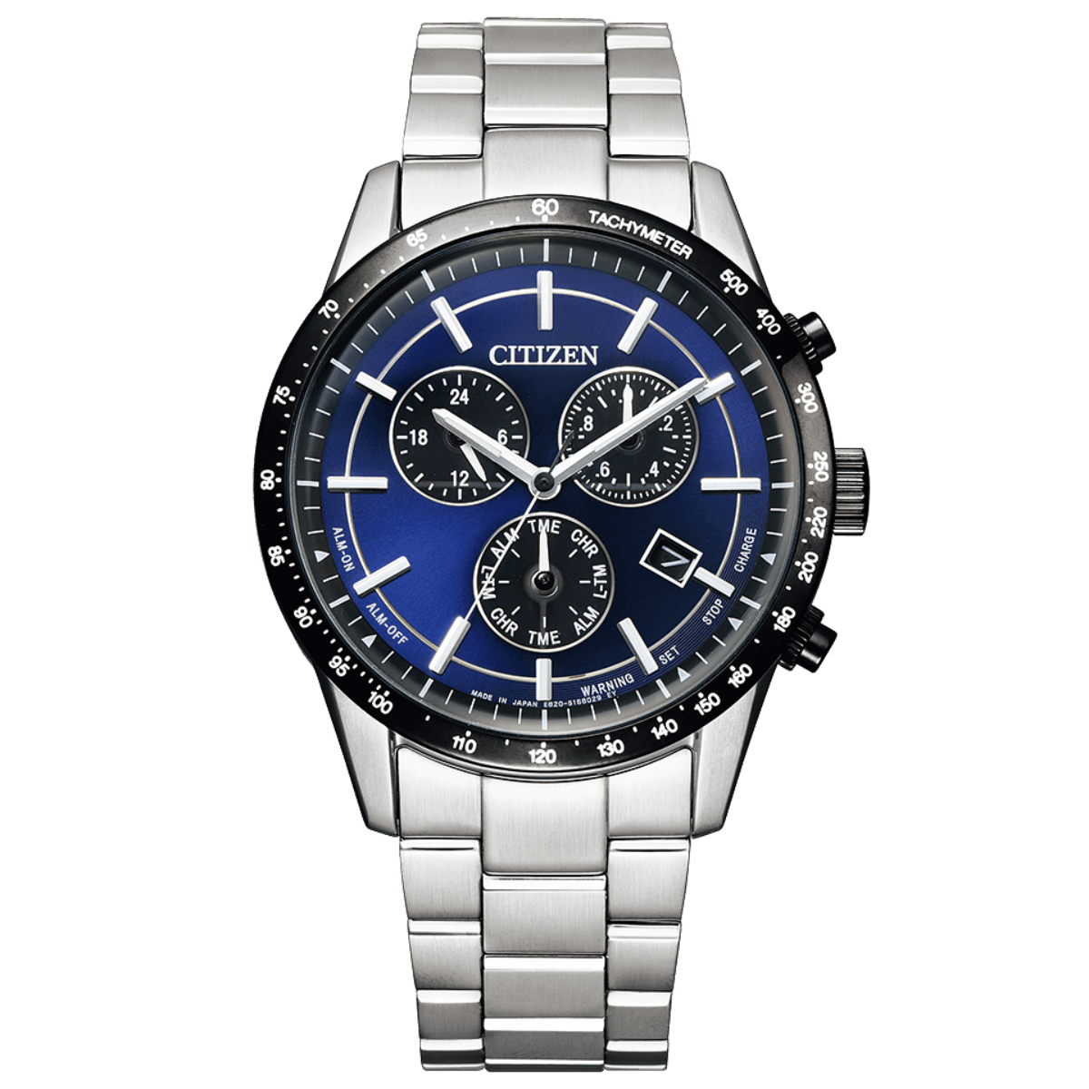 Citizen Collection Eco-Drive BL5496-96L BL5496 BL5496-96 Chronograph Blue Dial Male Watch