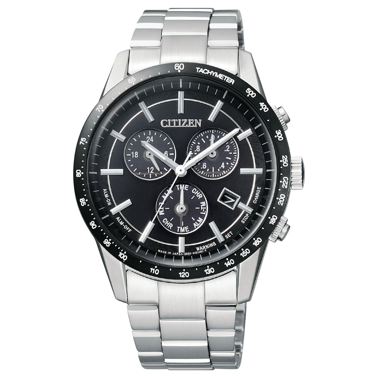 Citizen Collection BL5594-59E BL5594 BL5594-59 Men's Watch - Eco-Drive - Chronograph - Black Dial