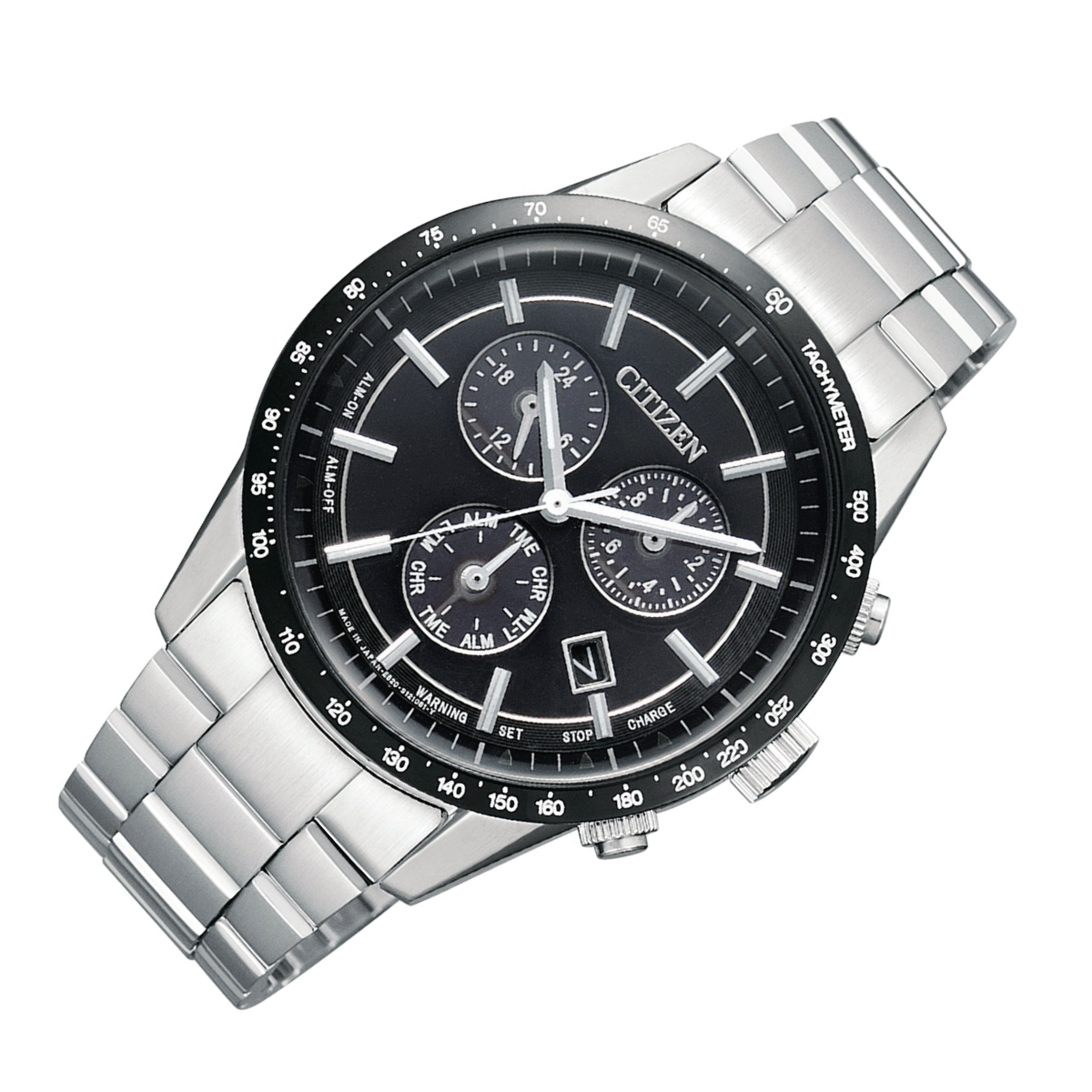 Citizen Collection BL5594-59E BL5594 BL5594-59 Men's Watch - Eco-Drive - Chronograph - Black Dial