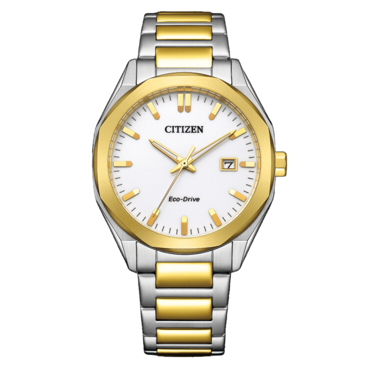 Citizen Collection Eco-Drive BM7624-82A BM7624 BM7624-82 White Dial Mens Watch