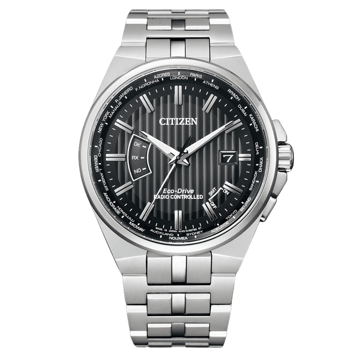 Citizen Collection CB0161-82E CB0161-82 Men's Watch - Perpetual Calendar - World Time - Eco-Drive