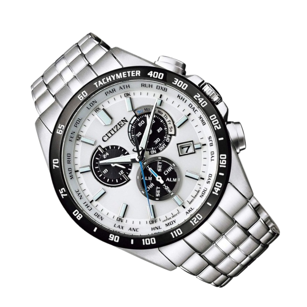 Citizen Collection Solar Quartz Radio Wave CB5874-90A CB5874 Chronograph Watch