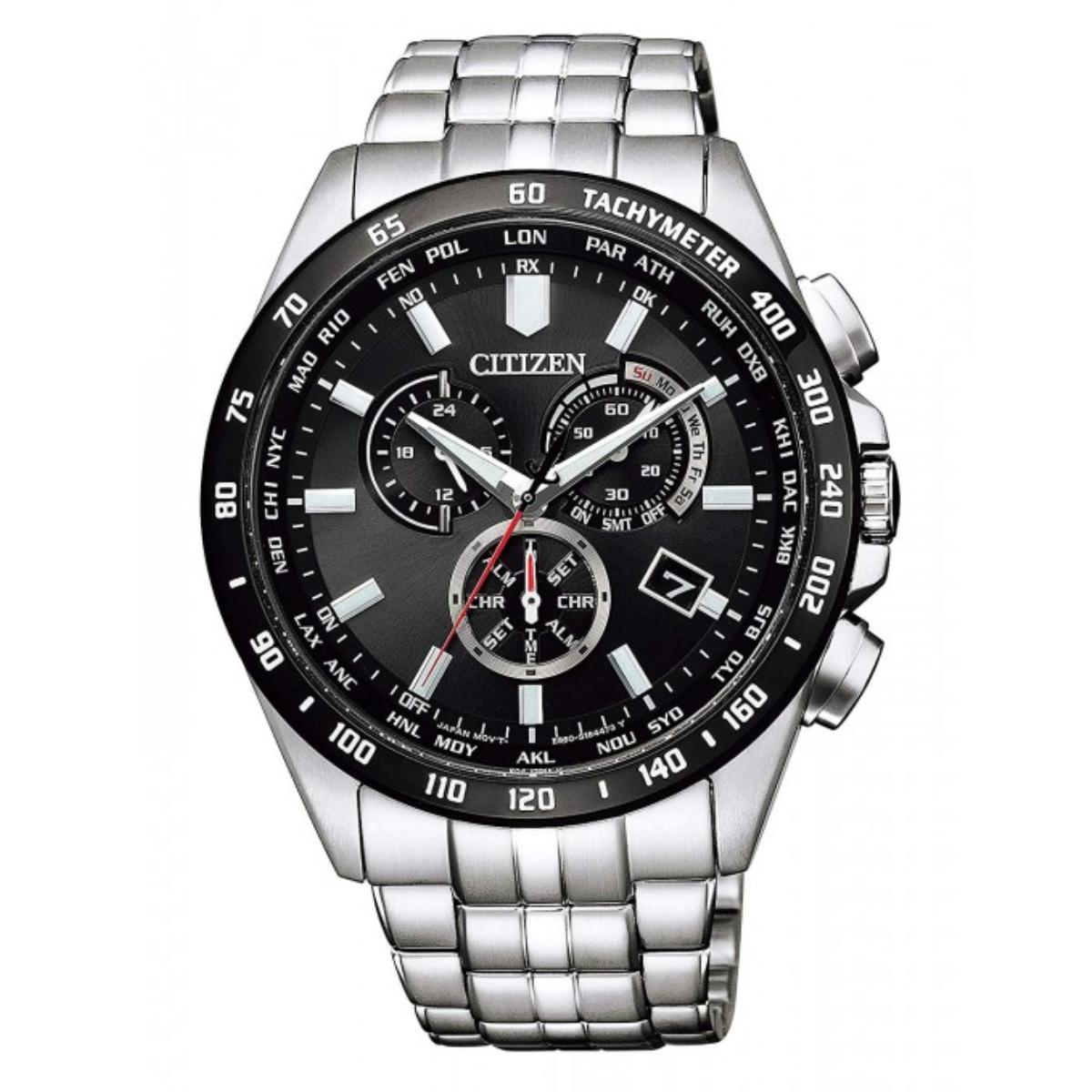 Citizen Collection Solar Quartz Radio Wave CB5874-90E CB5874 Chronograph Watch