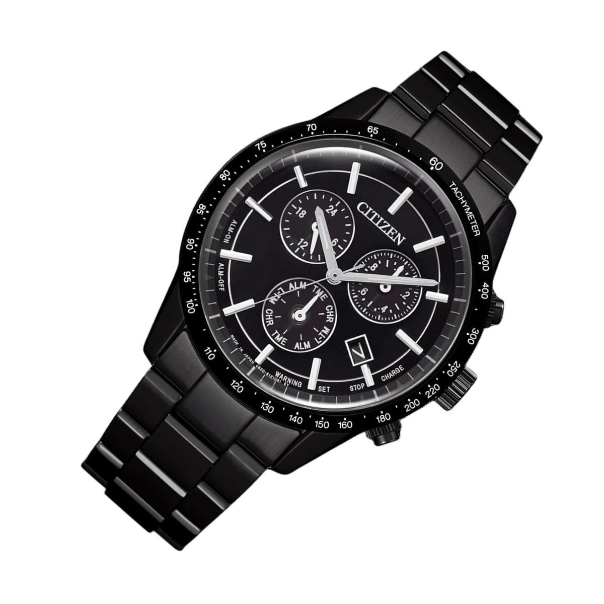 Citizen Collection Eco-Drive BL5495-56E BL5495 BL5495-56 Chronograph Black Dial Male Watch