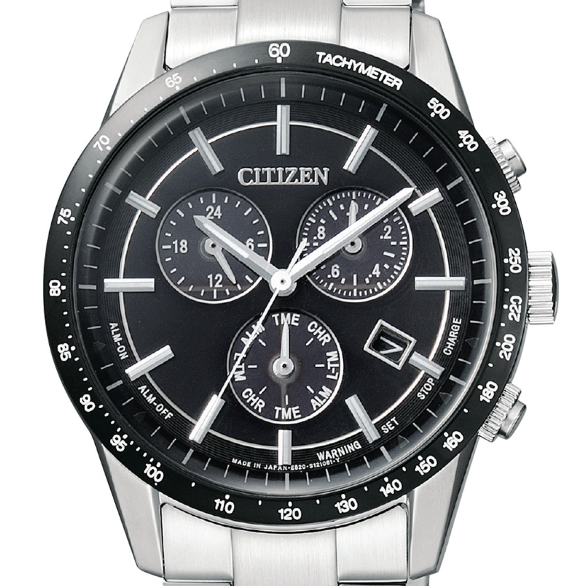 Citizen Collection BL5594-59E BL5594 BL5594-59 Men's Watch - Eco-Drive - Chronograph - Black Dial