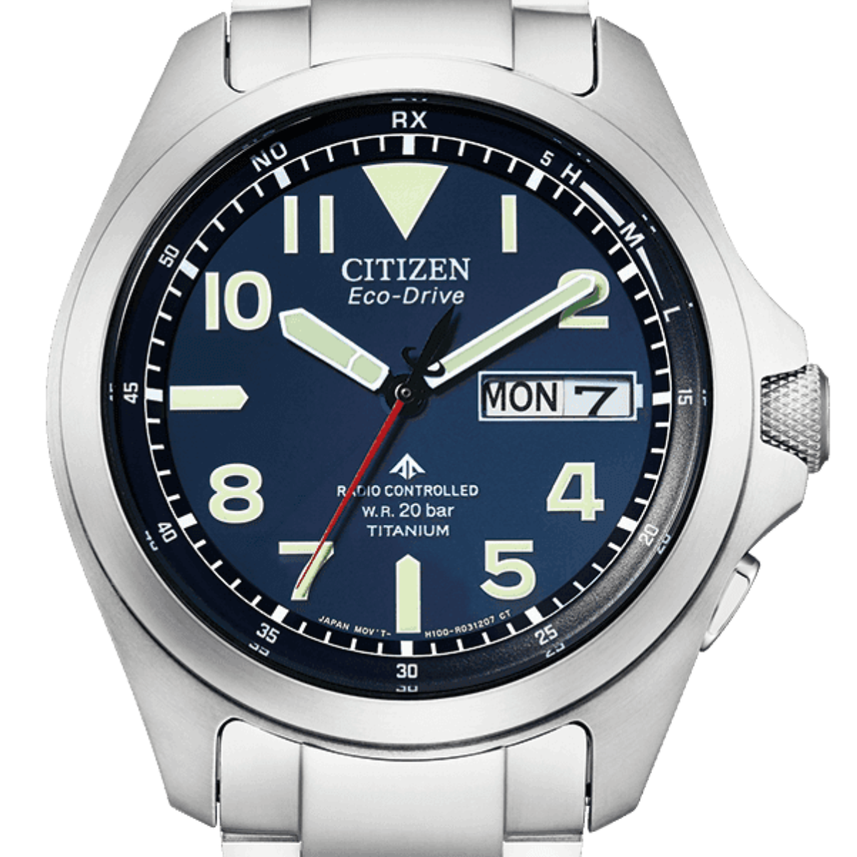 Citizen Promaster Land AT6080-53L AT6080 Radio Controlled Eco-Drive Mens Watch