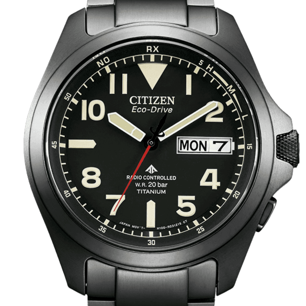 Citizen Promaster Land AT6085-50E AT6085 Radio Controlled Eco-Drive Mens Watch