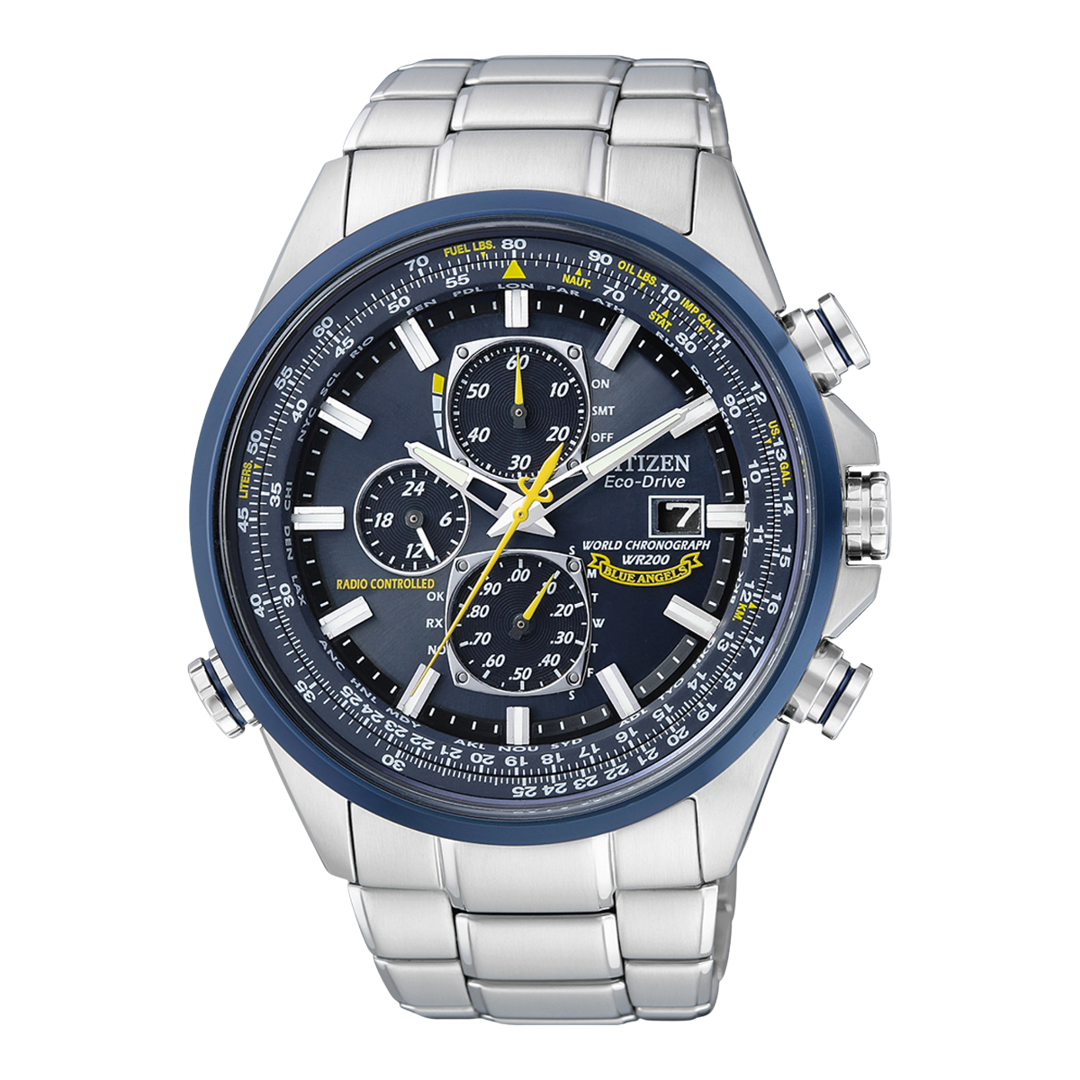 Citizen Promaster Skyhawk Blue Angel Chronograph AT8020-54L AT8020 Eco-Drive Watch