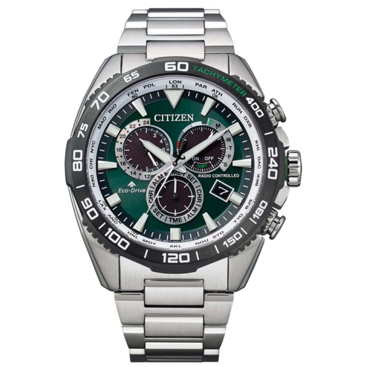 Citizen Promaster Land CB5034-91W CB5034 Chronograph Eco-Drive Mens Watch