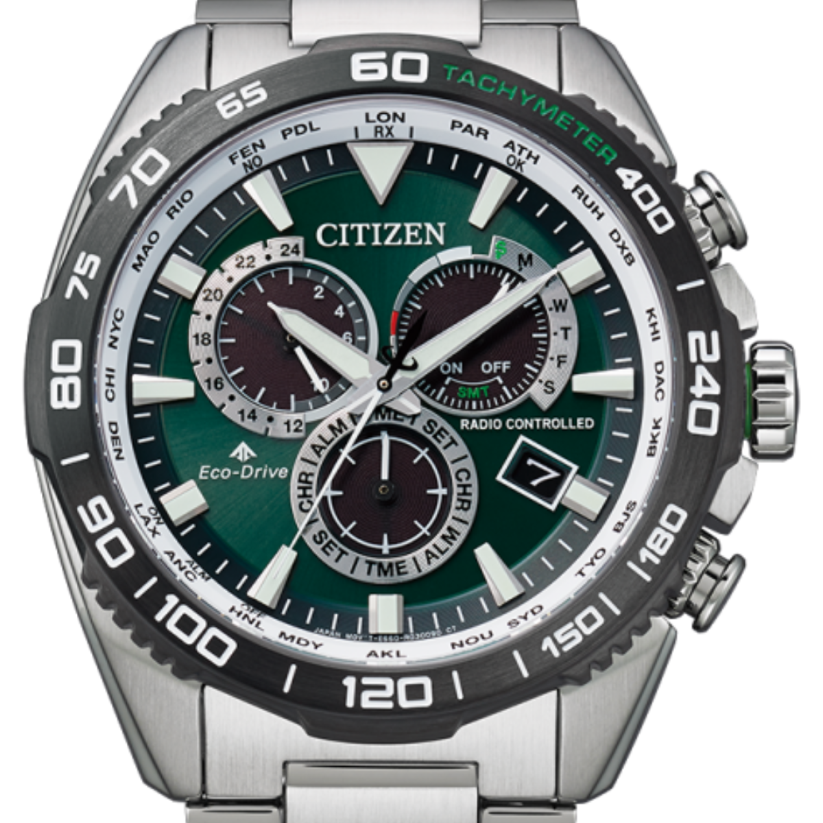 Citizen Promaster Land CB5034-91W CB5034 Chronograph Eco-Drive Mens Watch