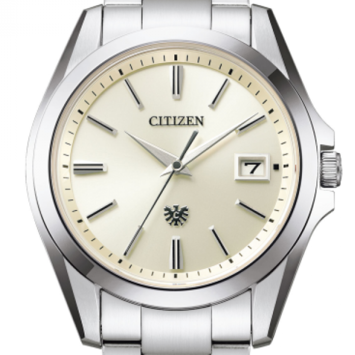 Citizen “The Citizen” AQ4060-50A AQ4060”Silver Dial Eco-Drive Casual Mens Watch