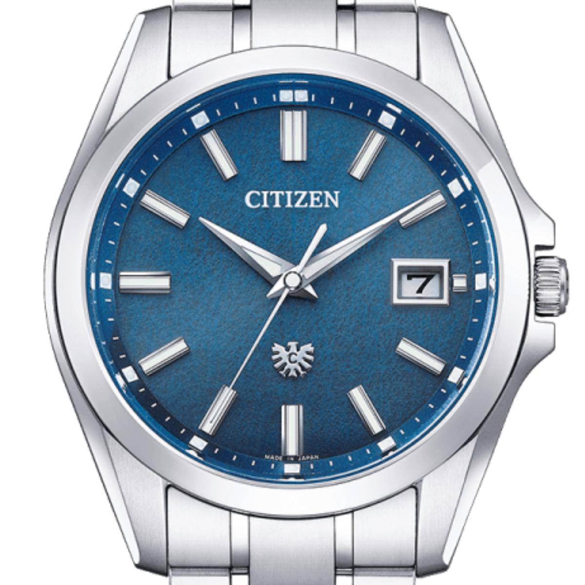 Citizen “The Citizen” Indigo Dyed AQ4091-56M AQ4091 Super Titanium Washi Dial Watch