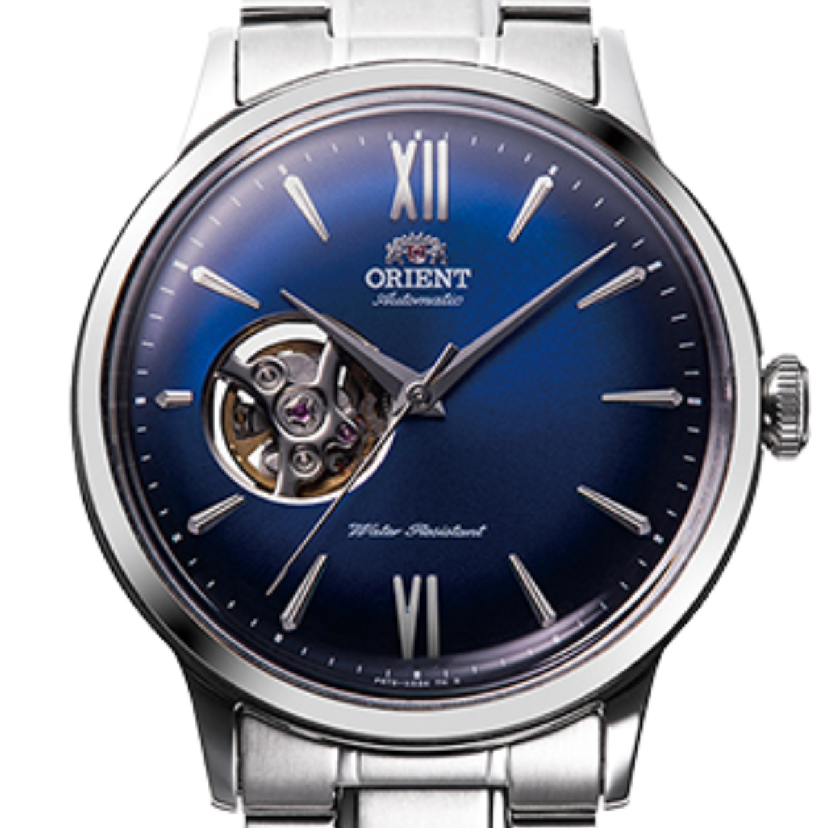 Orient Bambino Automatic RA-AG0028L Open Heart Blue Dial Classic Watch