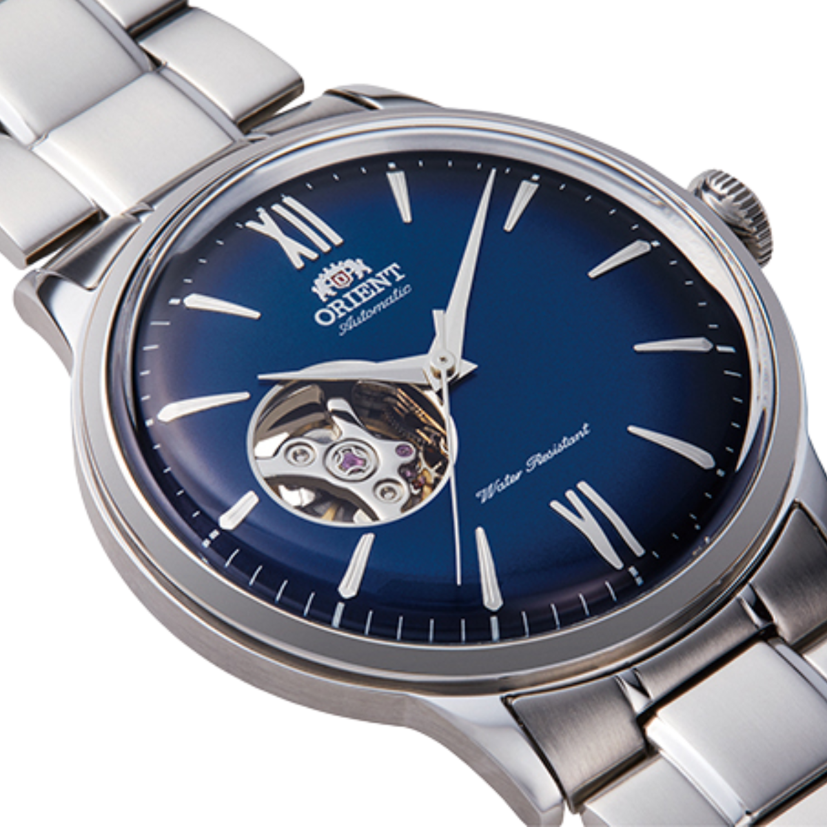 Orient Bambino Automatic RA-AG0028L Open Heart Blue Dial Classic Watch