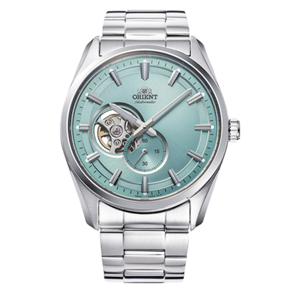 Orient Classic Contemporary RA-AR0009L Semi Skeleton Teal Blue Dial Automatic Watch