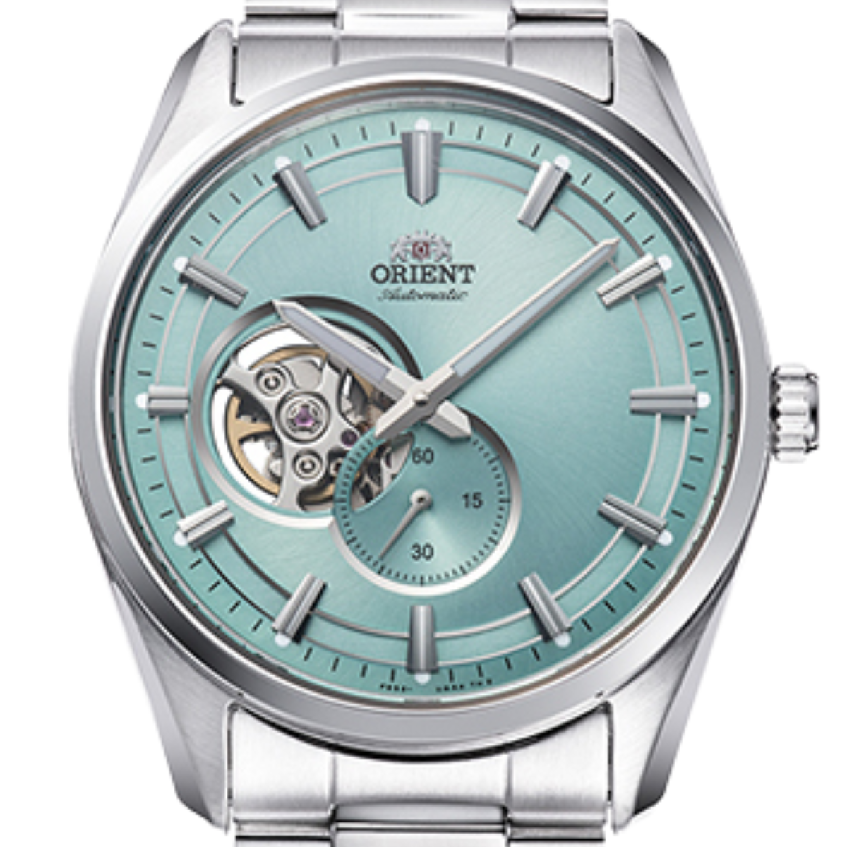 Orient Classic Contemporary RA-AR0009L Semi Skeleton Teal Blue Dial Automatic Watch