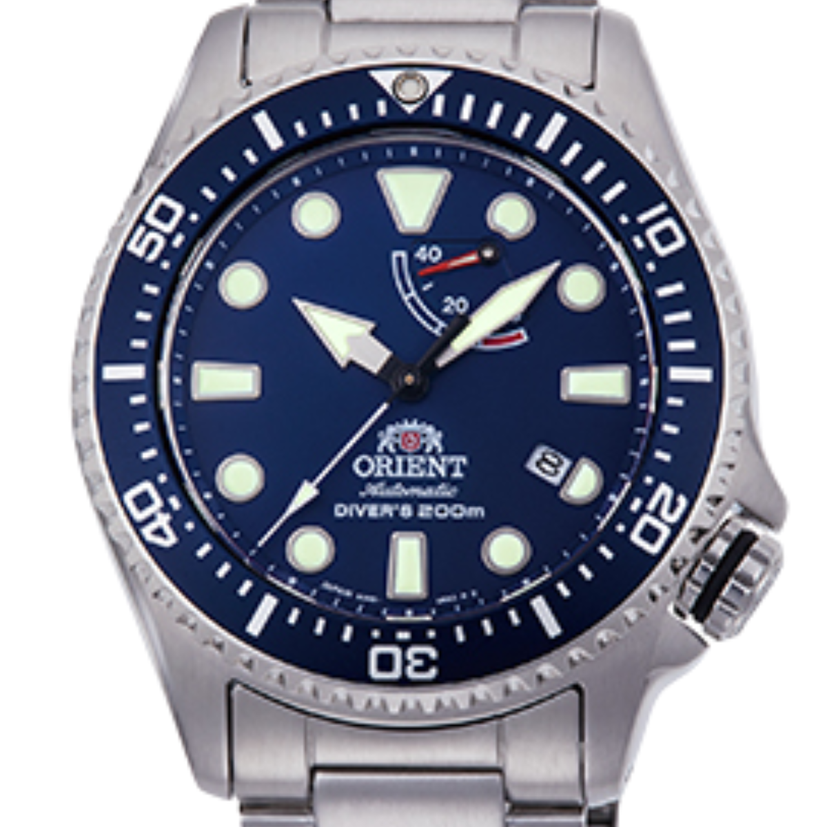 Orient Triton Mechanical RA-EL0002L Blue Dial Sports Mens Divers Watch