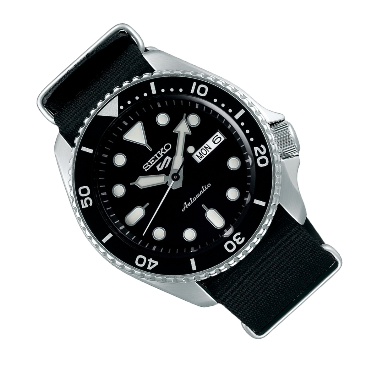 Seiko 5 Sports SKX Series Automatic SRPD55K3 SRPD55 Black Dial Watch