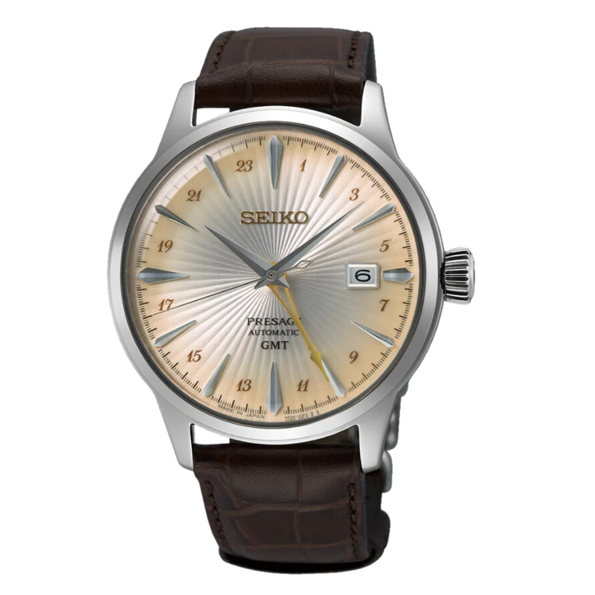 Seiko SSK041J SSK041 SSK041J1 Presage Acacia Automatic Cocktail Time GMT Watch