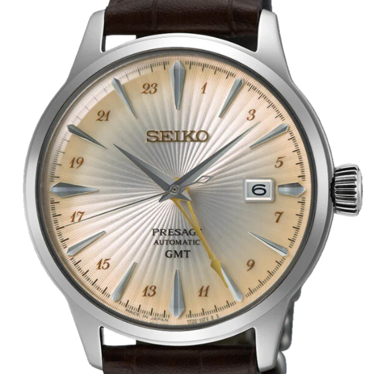 Seiko SSK041J SSK041 SSK041J1 Presage Acacia Automatic Cocktail Time GMT Watch