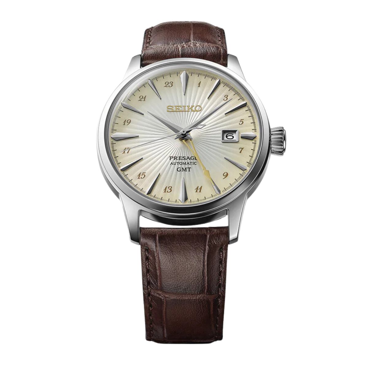 Seiko SSK041J SSK041 SSK041J1 Presage Acacia Automatic Cocktail Time GMT Watch