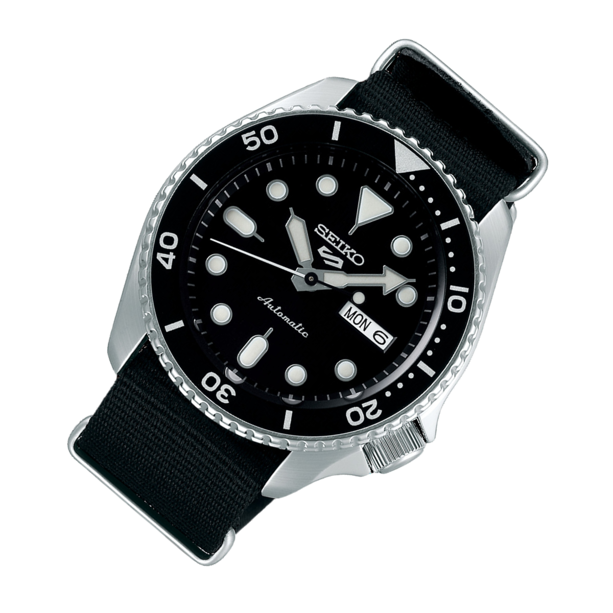 Seiko 5 Sports SKX Series Automatic SRPD55K3 SRPD55 Black Dial Watch