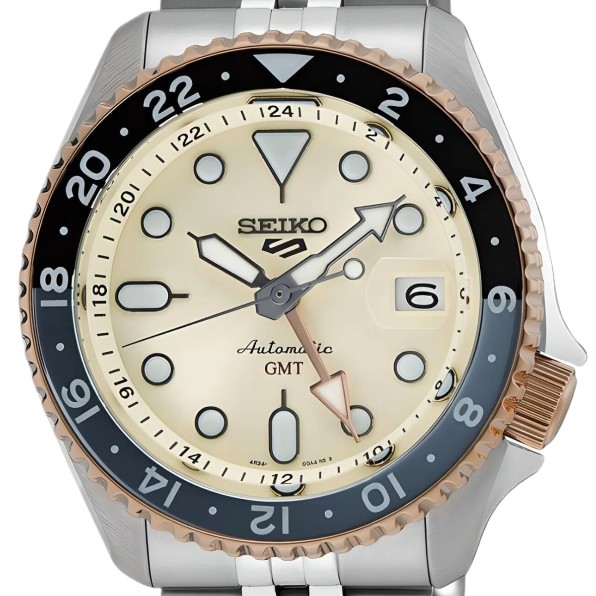 Seiko 5 Sports GMT SKX Style SSK046K1 SSK046 SSK046K Limited Edition Mens Watch