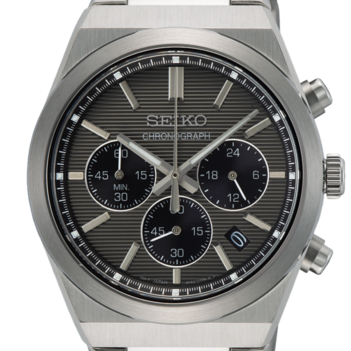 Seiko Conceptual Chronograph SSB455P1 SSB455 Quartz Grey Dial Mens Watch