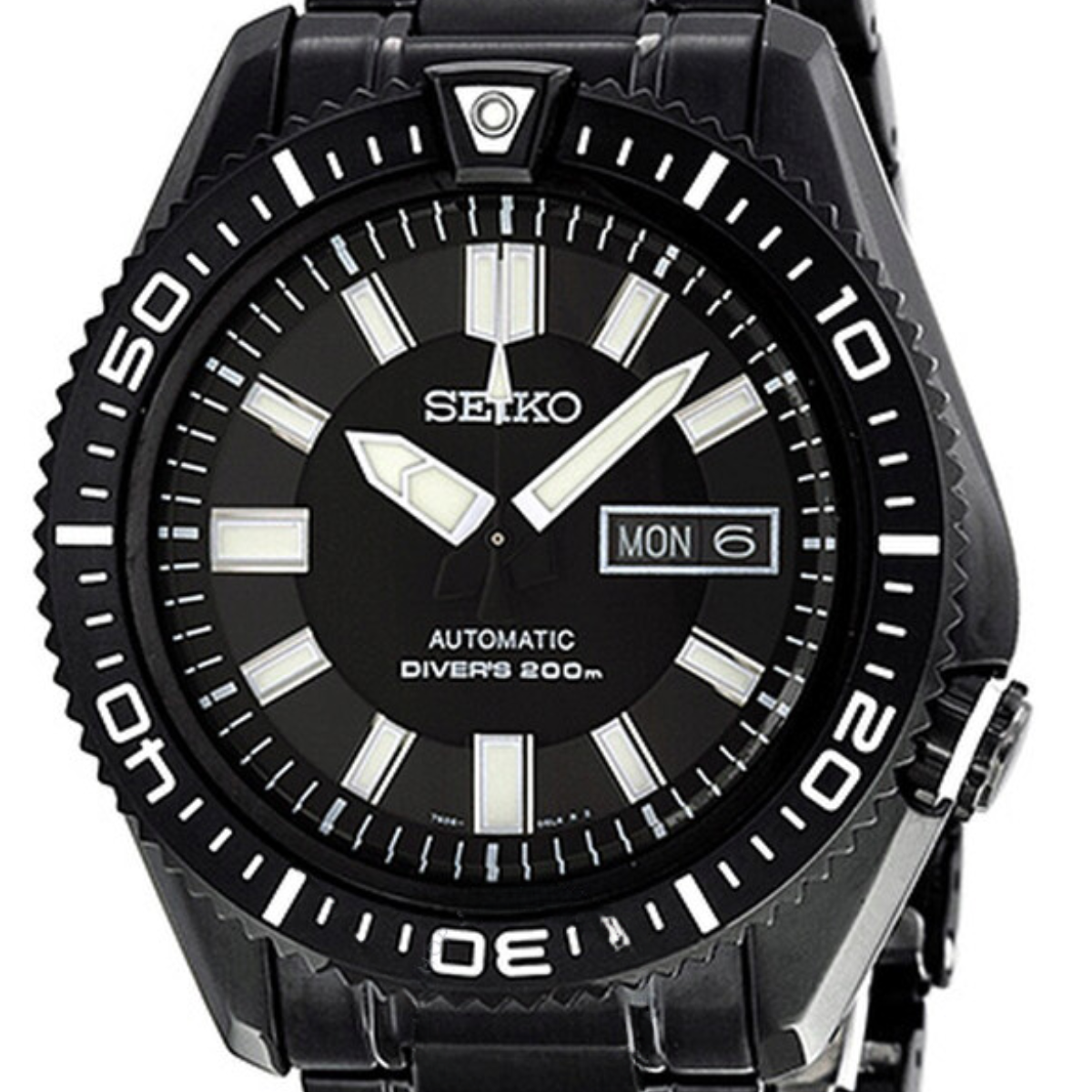 Seiko Diver's 200M Automatic SKZ329K1 SKZ329 SKZ329K Black Dial Men's Watch