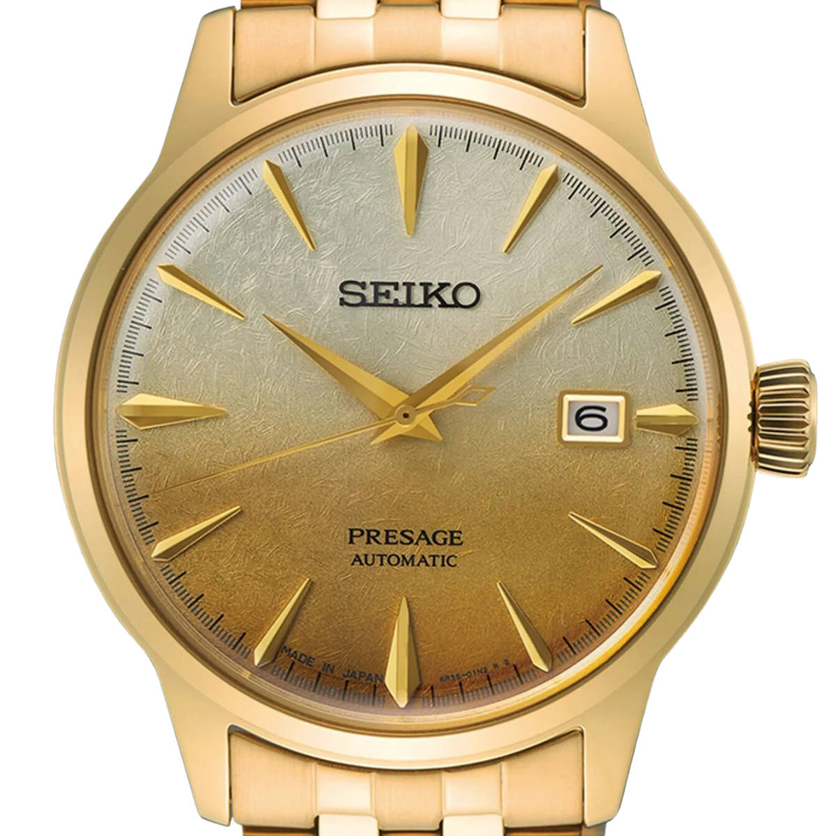 Seiko Presage SRPK46J1 SRPK46 SRPK46J Cocktail Time "Beer Julep" Men's Automatic Watch