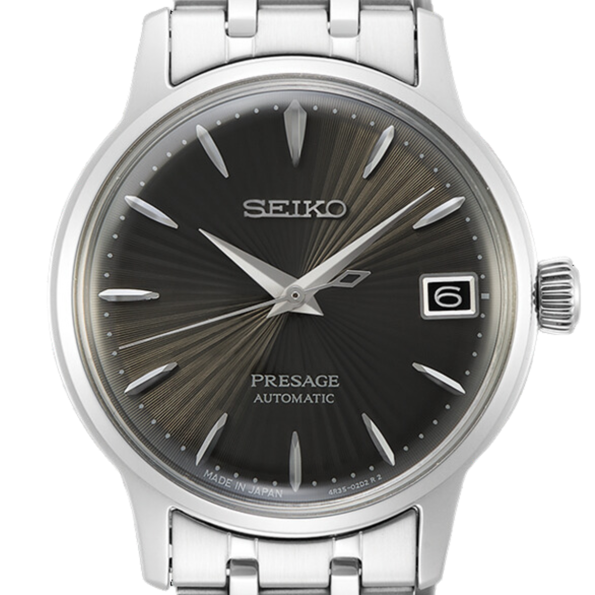 Seiko Presage SRP837J1 SRP837 SRP837J Female Cocktail Black Dial Watch