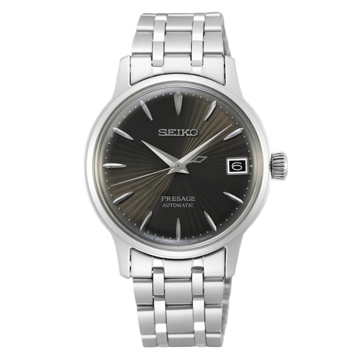 Seiko Presage SRP837J1 SRP837 SRP837J Female Cocktail Black Dial Watch